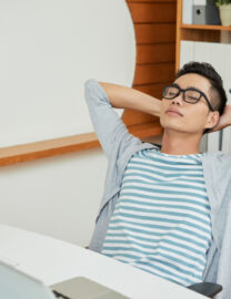 resting-office-worker-chair 1